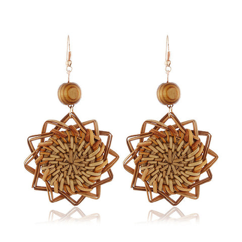 Semicircle Bamboo Earrings