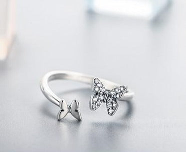 "Dazzling Butterfly" Ring