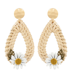 Water Drop Flower Earrings