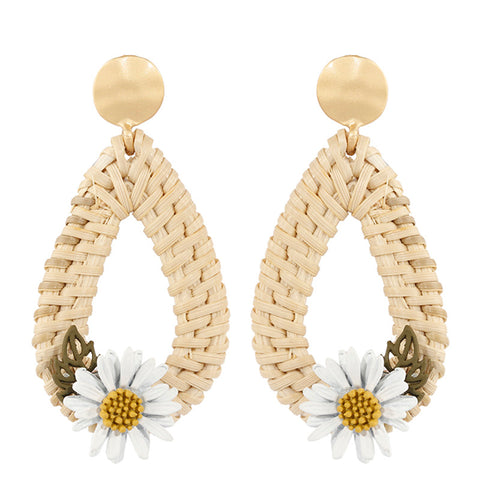 Water Drop Flower Earrings