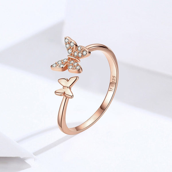 "Dazzling Butterfly" Ring