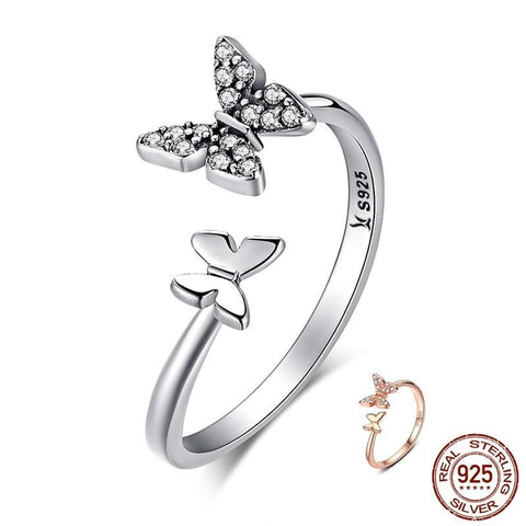 "Dazzling Butterfly" Ring