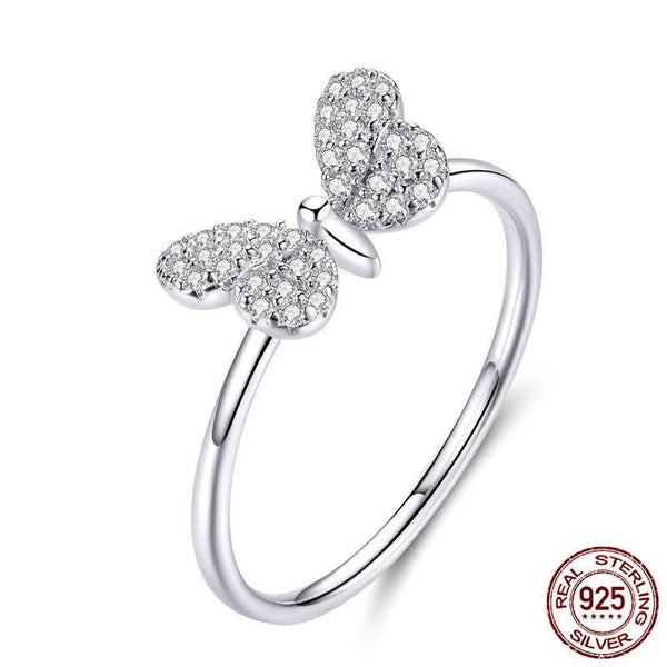 "Silver Butterfly" Ring