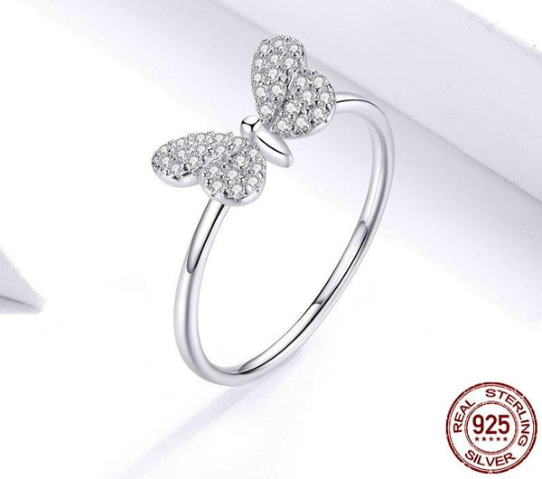 "Silver Butterfly" Ring